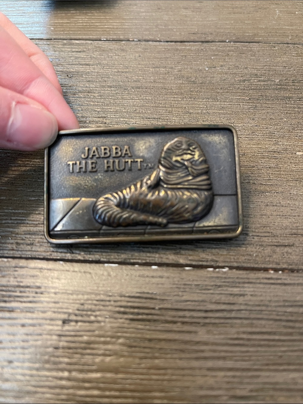 Jabba The Hutt Antique Belt Buckle | Star Wars Collectible